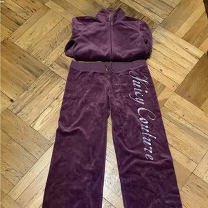 Juicy Couture 2 piece track suit